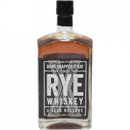 Bone Snapper X-Ray Rye Whiskey 4 Year Reserve 750ml