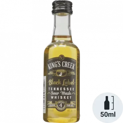 King's Creek Black Label 4Yr Whiskey 50ml